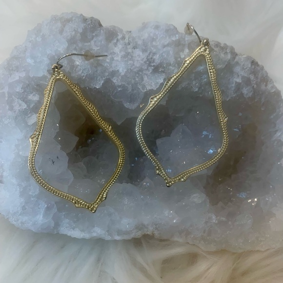 Kendra Scott Gold Sophee Earrings - Picture 2 of 3